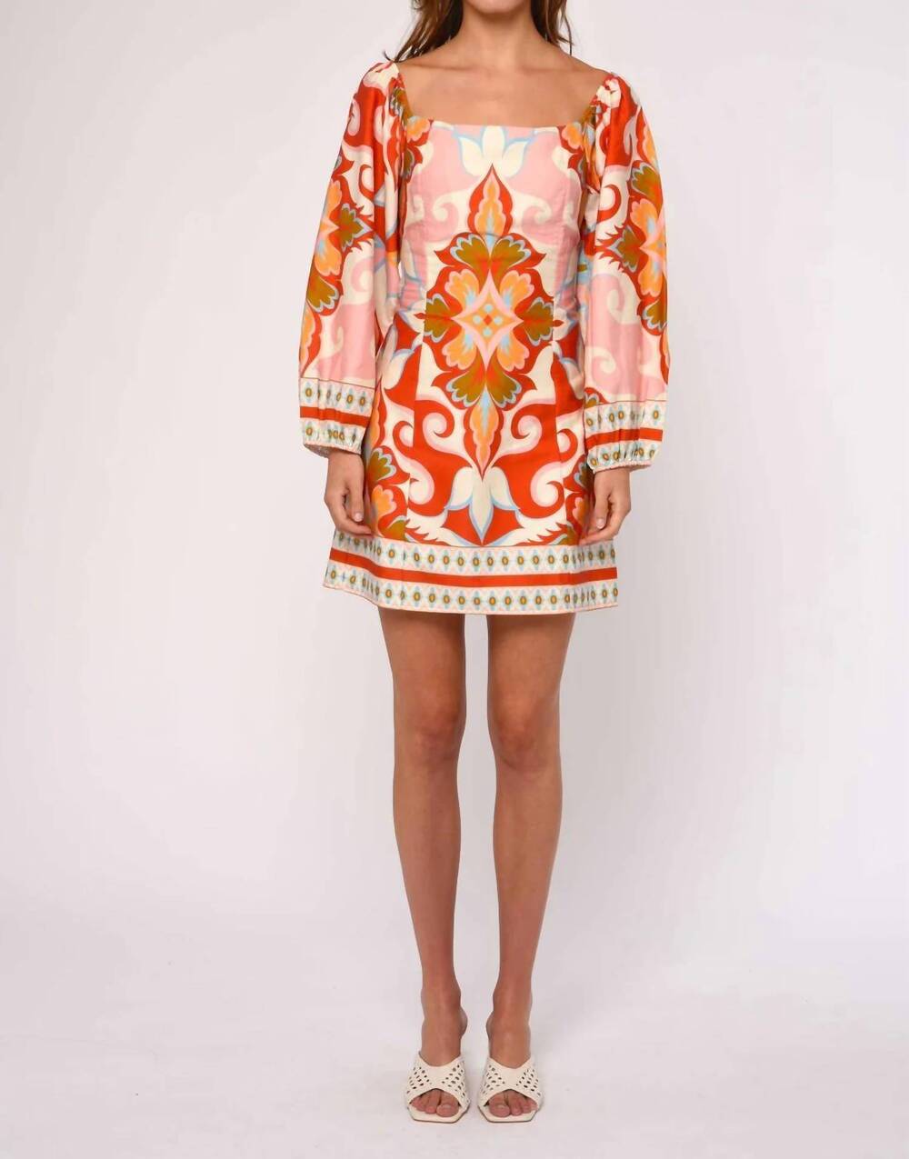 NEW LOVE THE LABEL ella midi dress in rosetti print